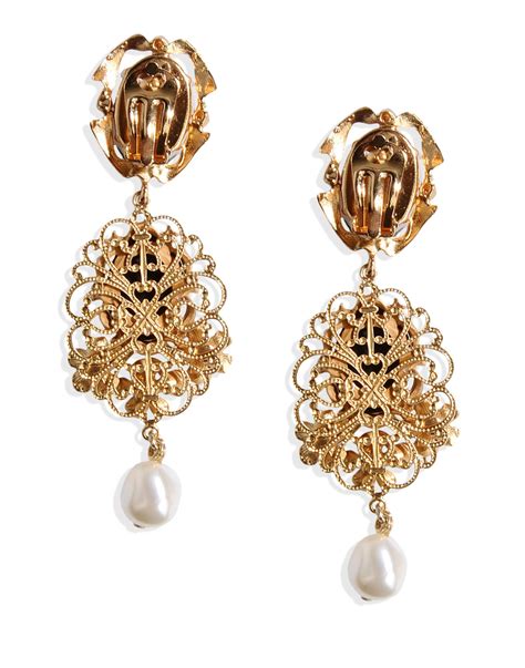 dolce gabbana earings|dolce and gabbana style earrings.